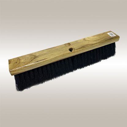 Broom Head,Wood,Med Sweep,18" w/2-1/2" Tampico Bristles
