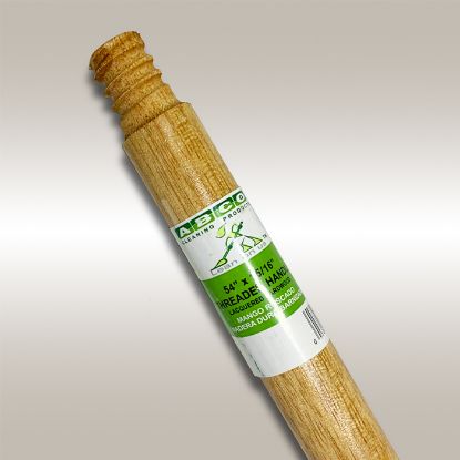 Handle,Broom,Threaded,Wood,54"x15/16"