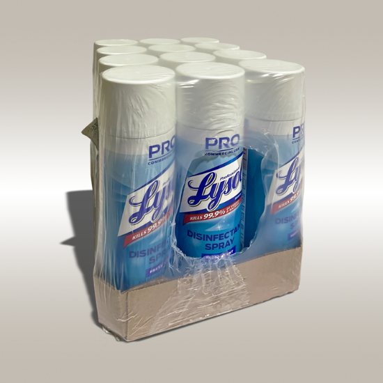 Disinfectant, Aerosol, Lysol Fresh Scent, 12/19 oz cans Image